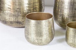 Karakter pot old gold hand grinded