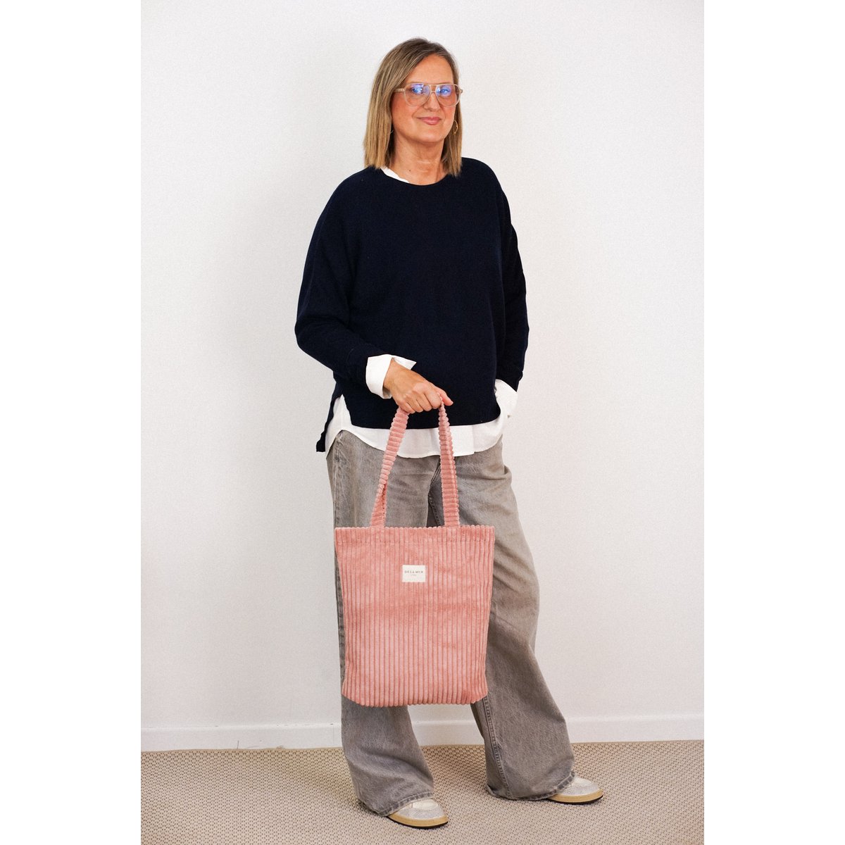 Tote Bag with zipper CREPE