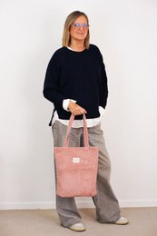 Tote Bag with zipper CREPE