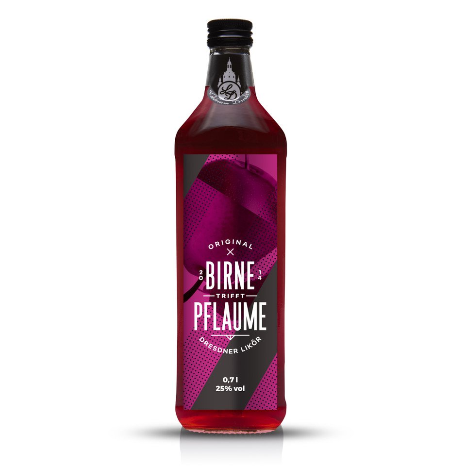 Original Dresden pear-plum liqueur 700ml