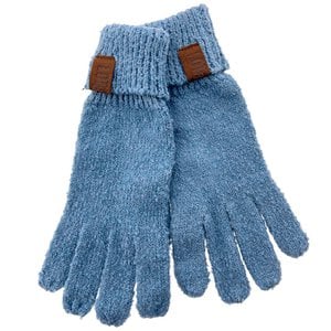 Handschuh Rose – Eisblau
