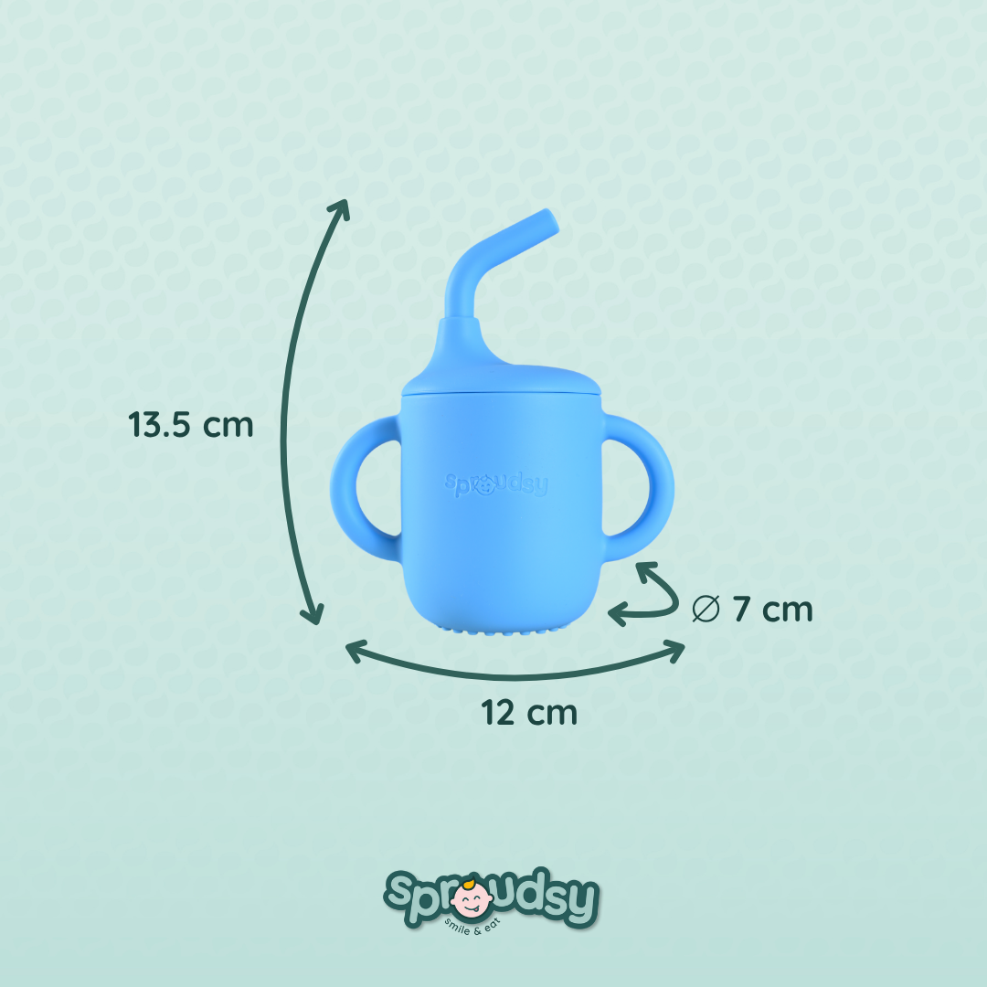 Taza de entrenamiento para bebé con pajita – Space