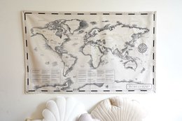 Cotton world map for children "Civilisational achievements"