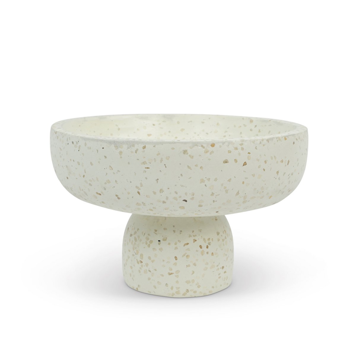 Bol sur pied shellrazzo 22x14,5cm