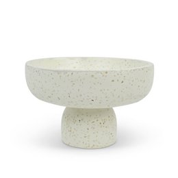 Bol sur pied shellrazzo 22x14,5cm