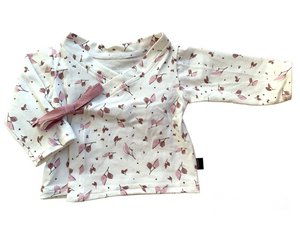 prematuur overslag shirtje "leaves"
