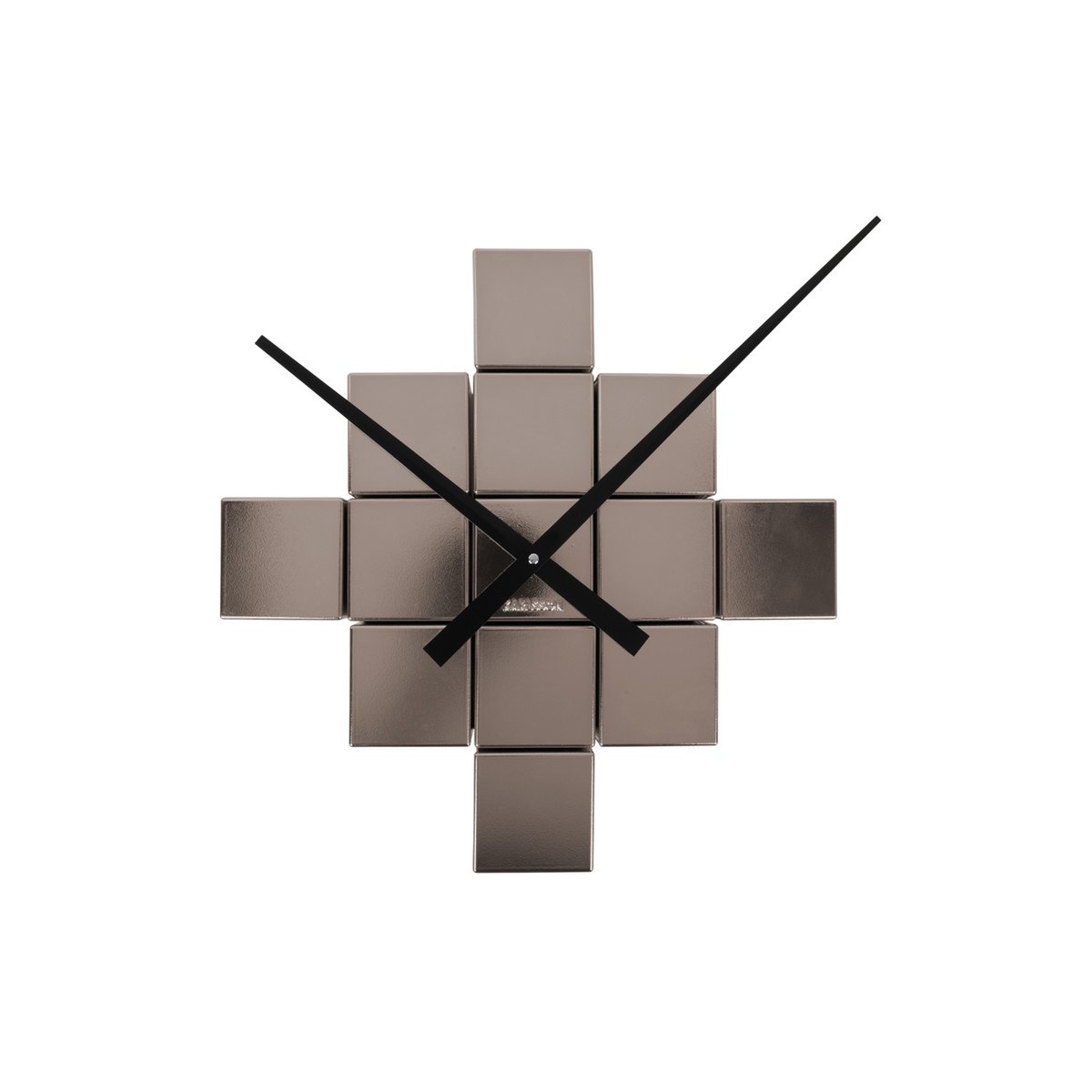 Orologio da parete fai da te cubico metallico