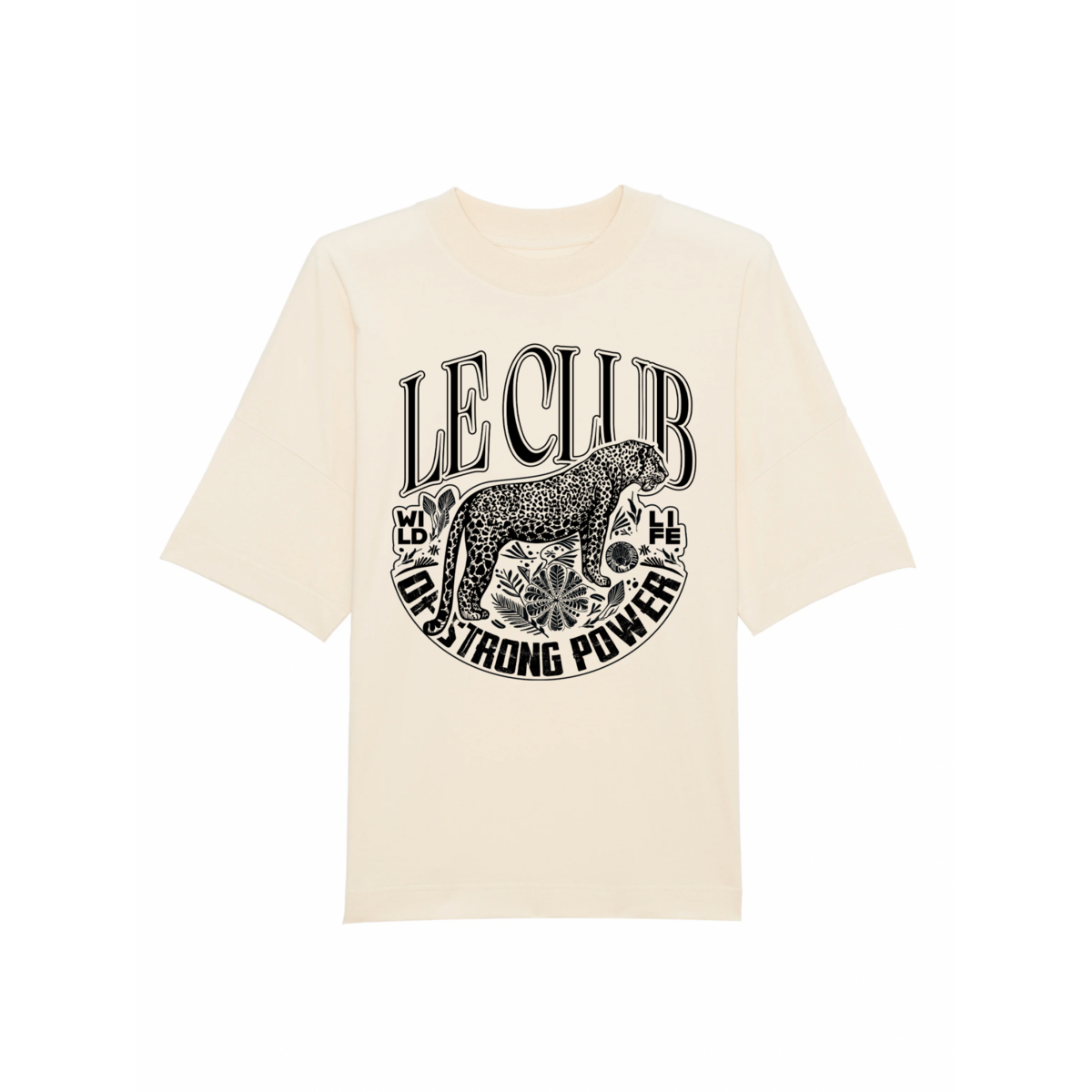Koszulka oversize Crewneck Limited Le Club Black