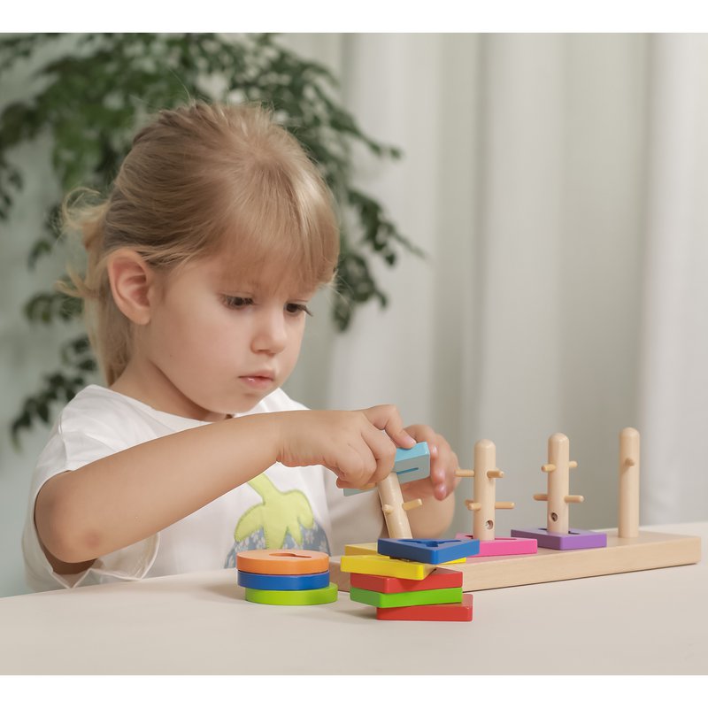 Motor Skills Game - Sort and Stack Shapes