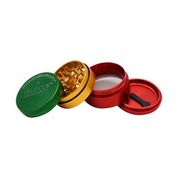 Młynek aluminiowy RASTA z 4 przegrodami