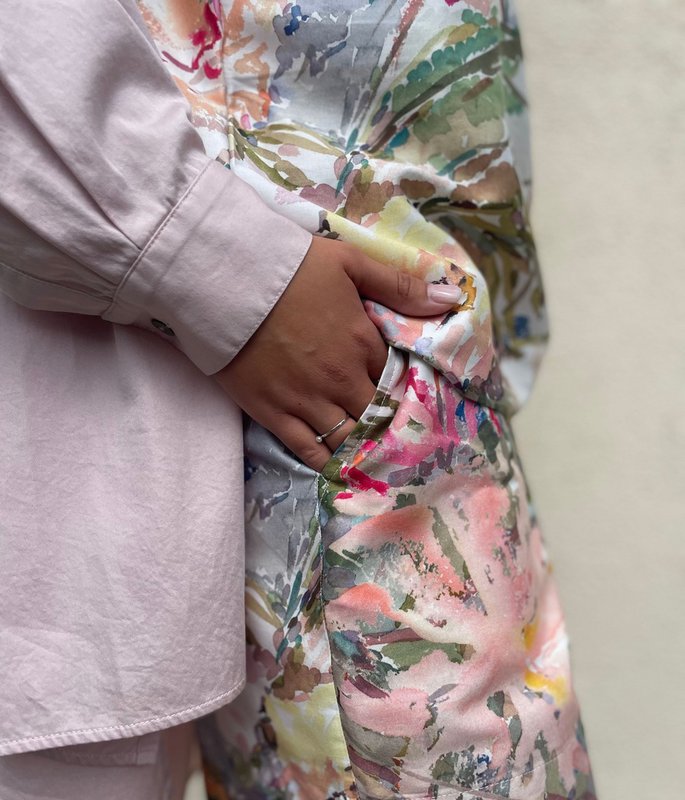 Completo due pezzi Floral Sense (camicia + pantaloncini)