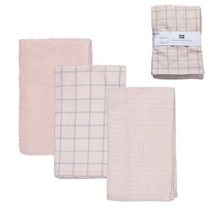SET VAN 3 ESSENTIËLE ROZE KEUKENKLEDING HH292911 NO11