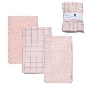 SET VAN 3 ESSENTIËLE ROZE KEUKENKLEDING HH292911 NO11