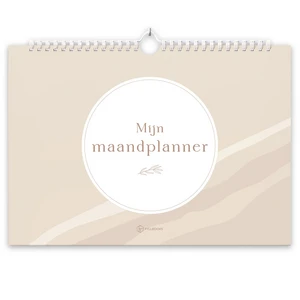 Fyllbooks Mijn Maandplanner A4 - Datumloos - Beige