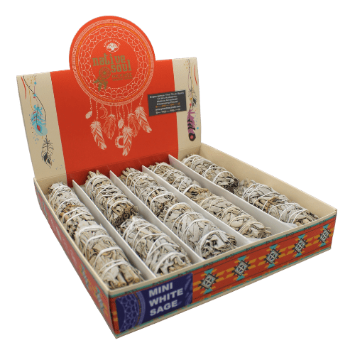 Native Soul Mini White Sage Display til rensning