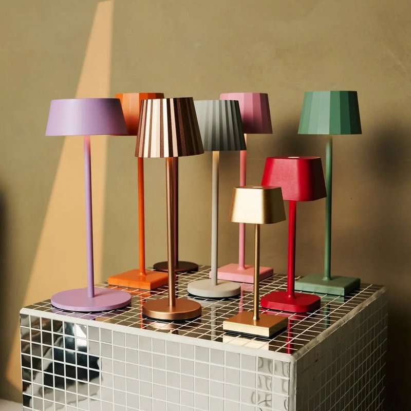 Yannick Black Trådløs Bordlampe