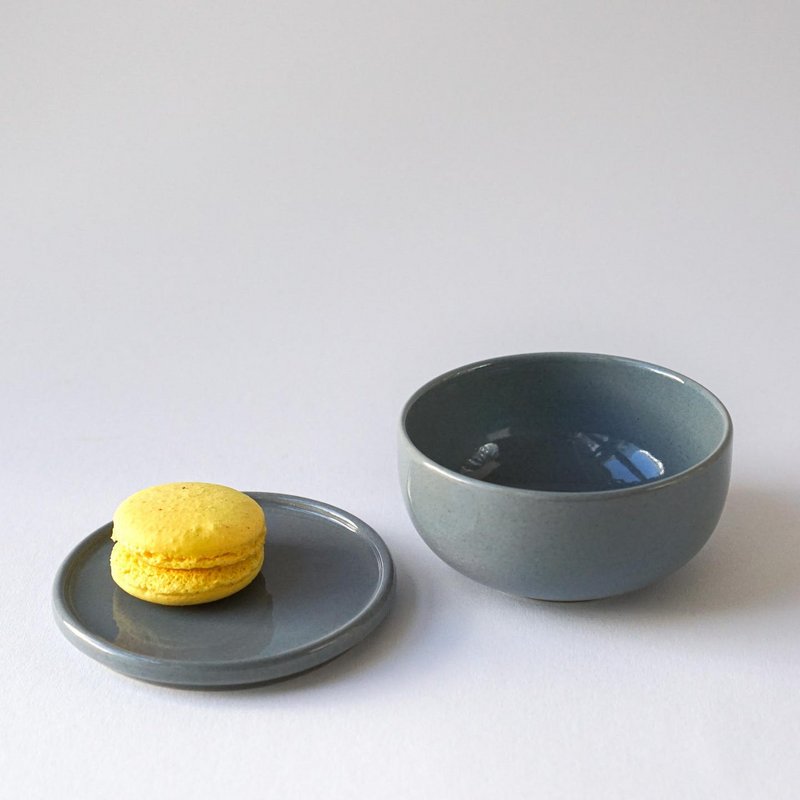 Mini Hollyhock bowl - fjord blue - 150 ml