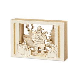 Weihnachtsmann-Silhoubox S