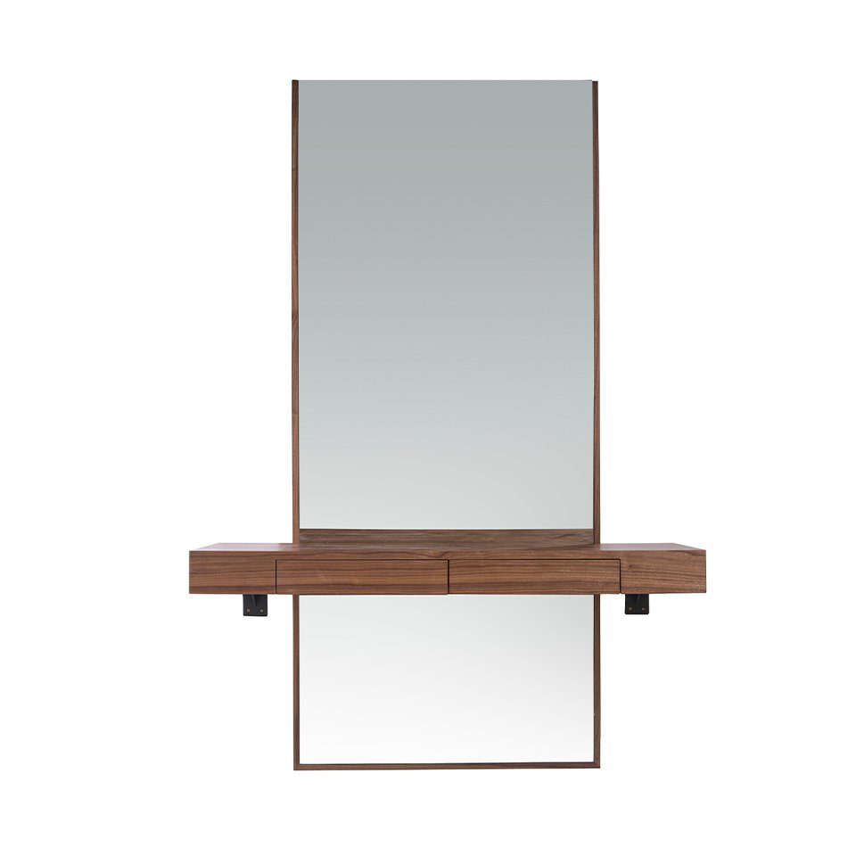Mirror and console hall furniture