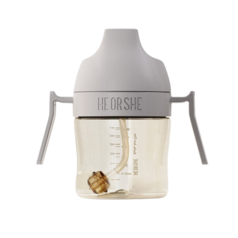 HEORSHE SIPPY CUP ZAHNPFLEGE, 210 ml., 6+ GRAU