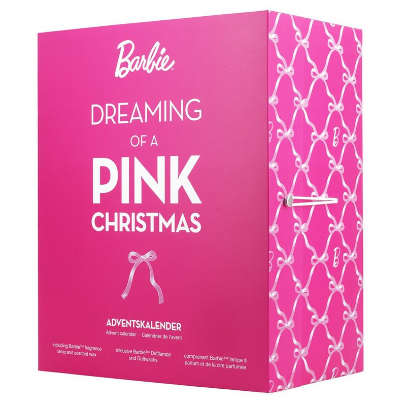 Adventskalender Barbie™ mit Teelicht Duftlampe + 24 x Duftwachs