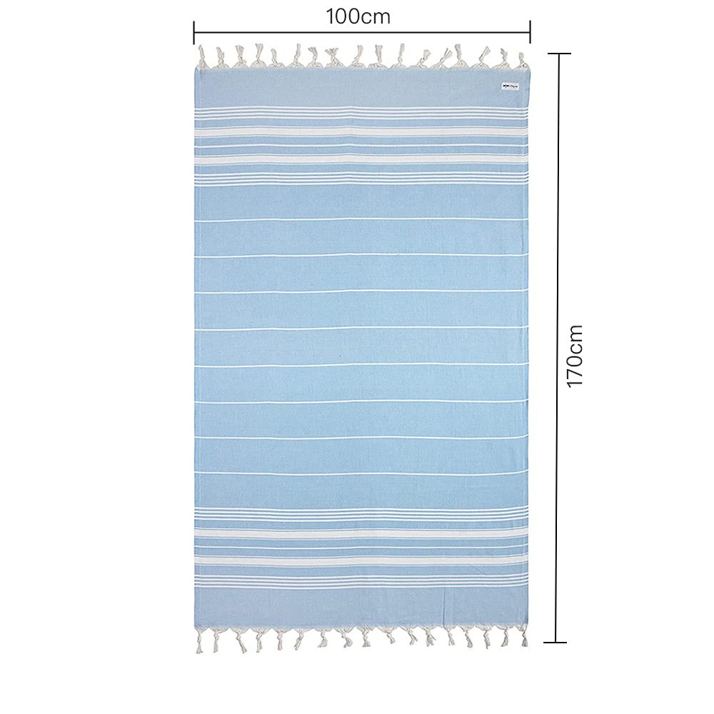 Captain & Mermaid® Strandtuch Basic 170x100cm (Rosa)