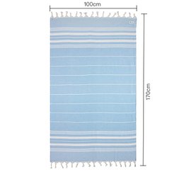 Captain & Mermaid® Strandtuch Basic 170x100cm (Rosa)