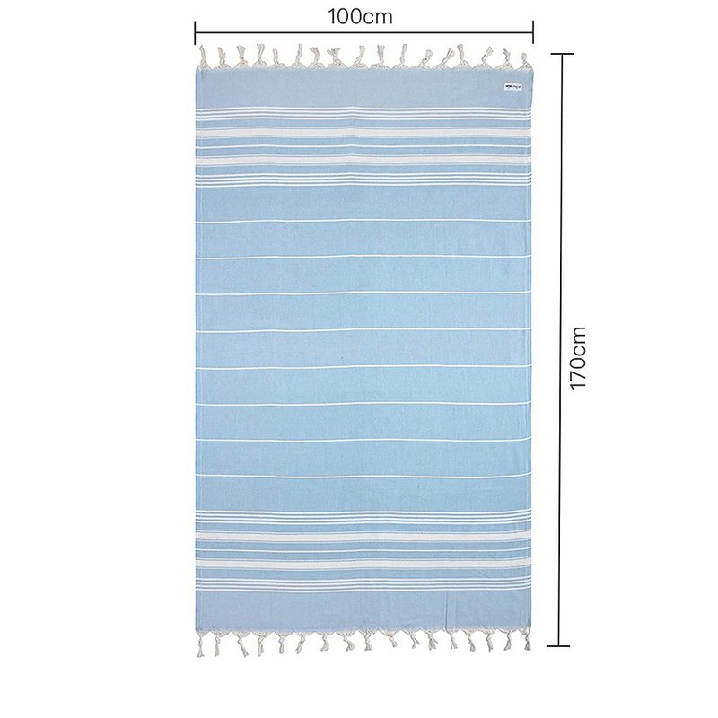 Captain & Mermaid® Strandtuch Basic 170x100cm (Rosa)