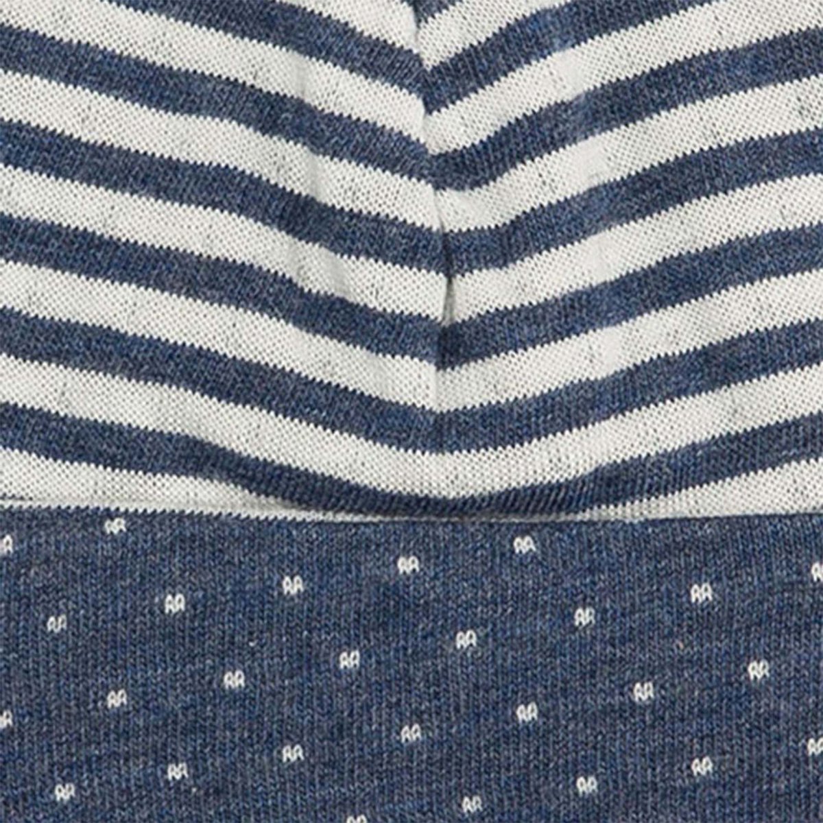 Bonnet bébé biologique OrganicEra, Indigo