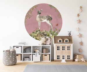 Muurcirkel behang Forrest 120 cm