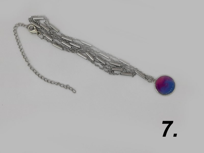 %231185 set collana/orecchini bisessuale