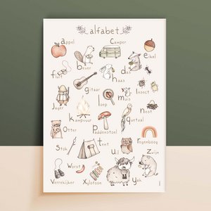 ABC poster - kamperen NL