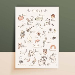 ABC poster - kamperen NL