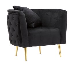 SESSEL BUCAREST SCHWARZ CM 127X74X71 142200000P
