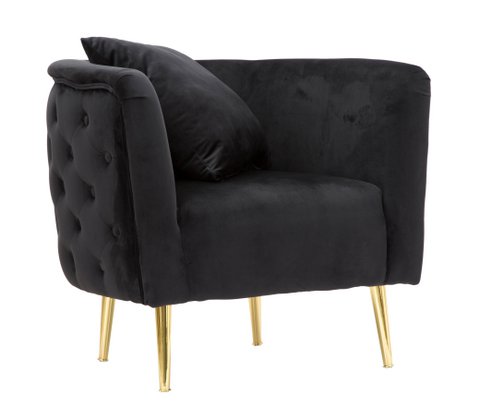 Fauteuil BUCAREST ZWART CM 127X74X71 142200000P