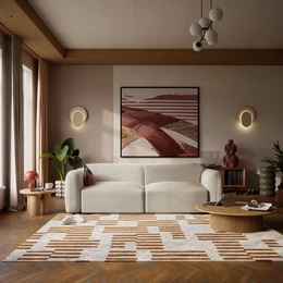 3-Seater Sofa Bed NORREBRO - Beige