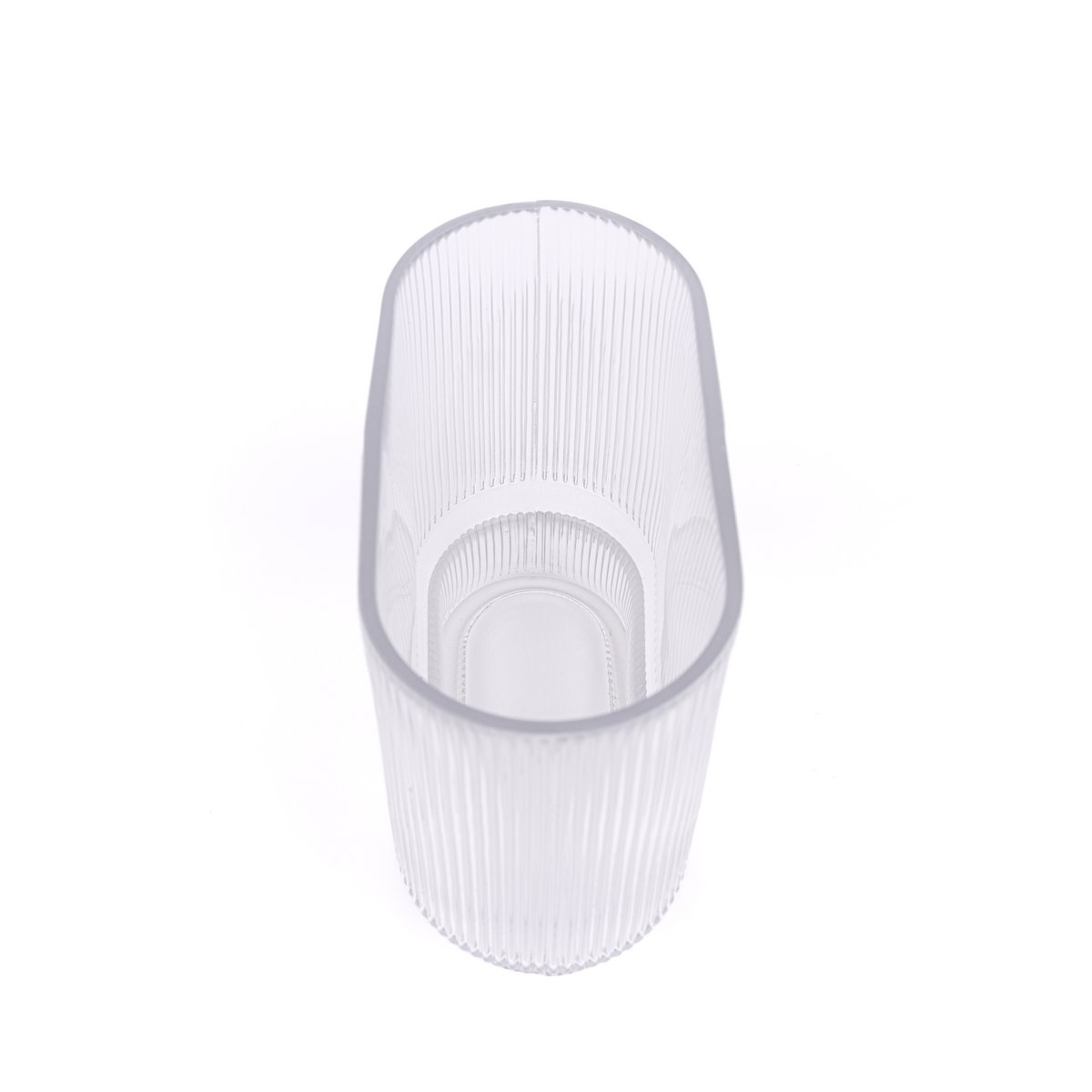 MIST SERIES OVAL CLEAR VASE