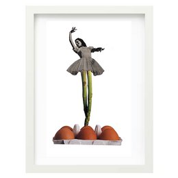 Kunsttryk Collage | Asparges danser