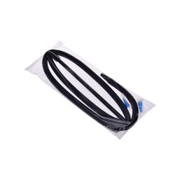 Shisha/Shisha/Shisha-Schlauch mit Soft-Touch-Silikon-Oberfläche – mit Aluminiumgriff – Schwarz – erhältlich in Rot, Blau und Schwarz – 1,5 m – geeignet für alle Arten von Shishas