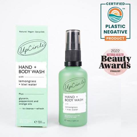 100 % natürliche vegane Seife – Hand- und Duschgel mit Kiwiwasser – Reisegröße