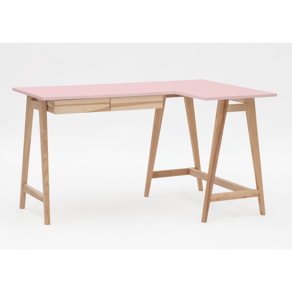 LUKA L-Shaped Desk Left/Right Handed 135x85cm