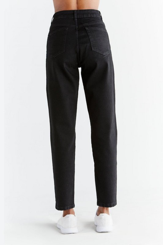 WN1010-104 | Damen Mom Fit - Kolenzwart