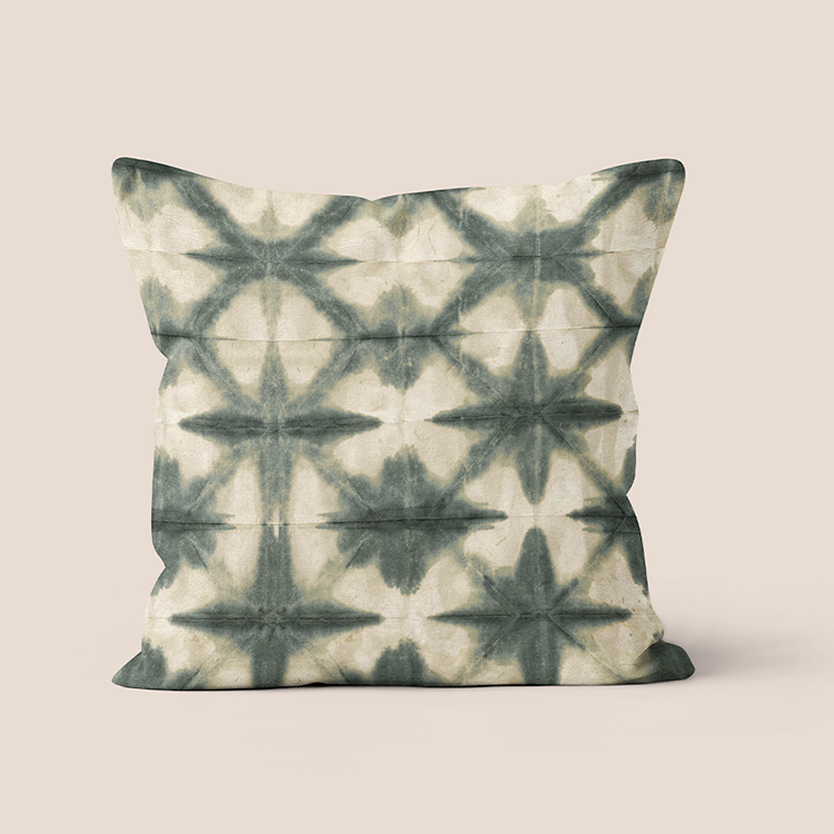 Graphic cushion, made in France - Joseph model