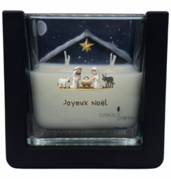 Surprise scented candle decoration - Merry Christmas - Nativity scene