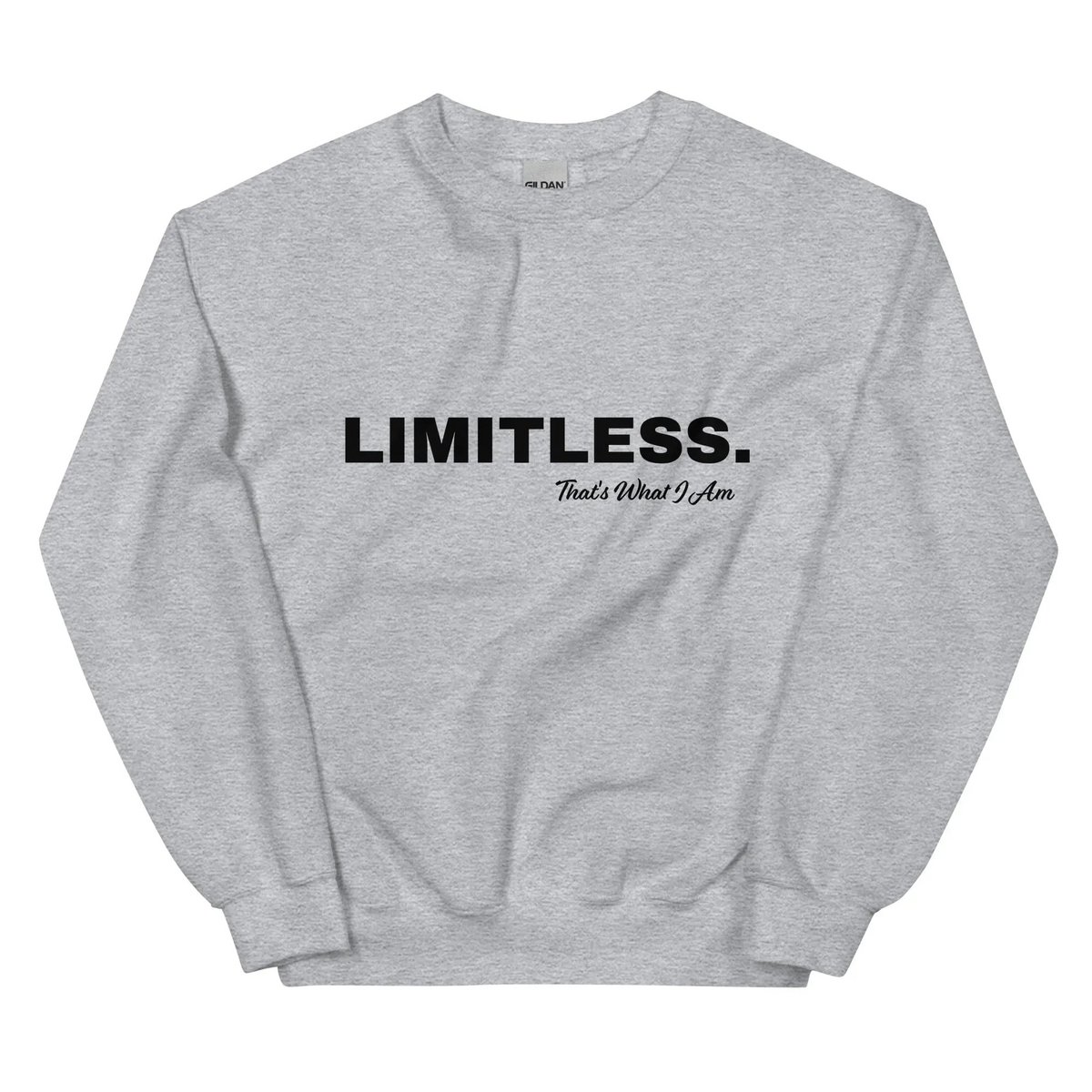 Ubegrænset unisex sweatshirt