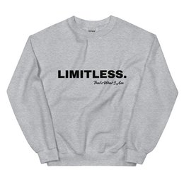 Ubegrænset unisex sweatshirt