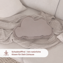 Musselin Kissen "Wolke"
