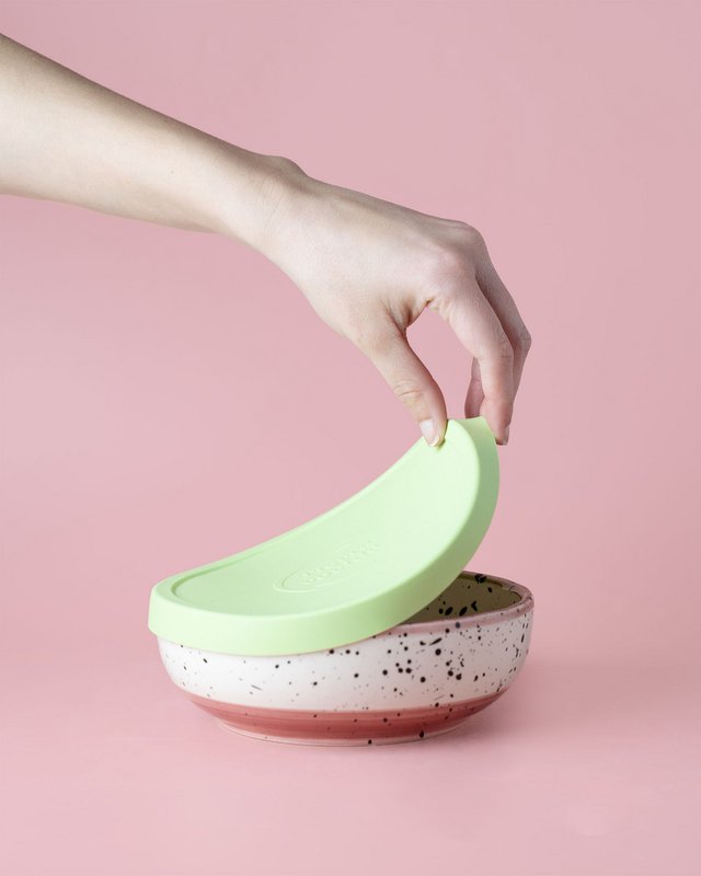 Tapas de Silicona Reutilizables Libre BPA Silicone Lid / 2 Tamaños