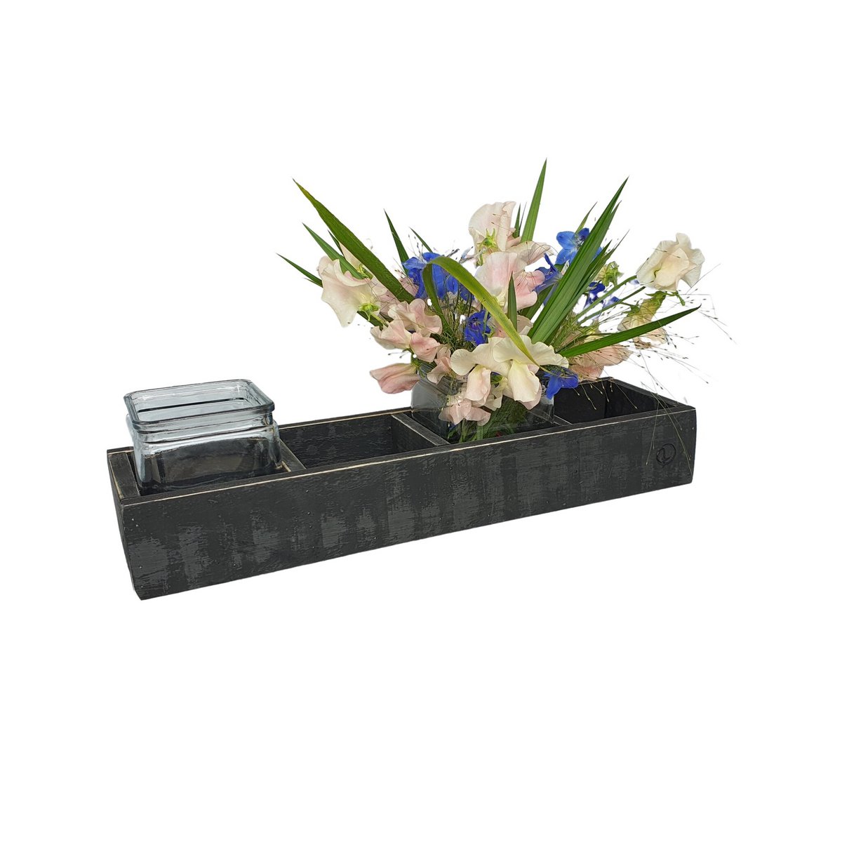 candle hold black berlin plain half high 4