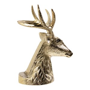 Bottle standard deer gold 21x20x13cm